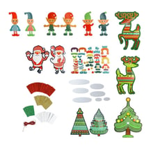 Kit Noël décorations en mosaique