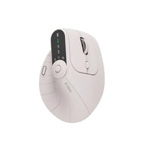 Souris ergonomique verticale JOMAA – Confort, précision et double connexion - Beige