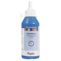 Peinture de bricolage pour enfants, bleu royal, flacon 250ml