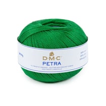 Pelote de laine - 100% coton - Vert - 5700 - DMC - Petra - Grosseur 5