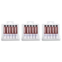 Lot de 3 tubes aluminium 12 ml - Peinture gouache PRIMO - Sienne brûlée 730 - Fine