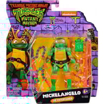 Figurine michelangelo 12 cm - les tortues ninja mutant mayhem - tmnt - turtles - giochi preziosi