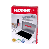 Encreur pour tampon - Recharge pour tampon - Violet métallisé - 7x11 cm - Kores