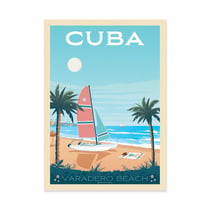 Affiche 30x40 cm - Cuba - Olahoop Travel Posters