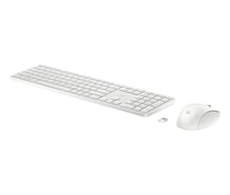 Ensemble clavier et souris HP 655 sans fil 2.4 GHz - Français - Blanc