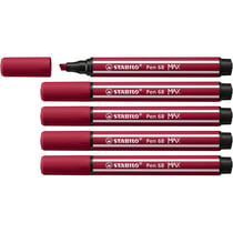 Lot de 5 feutres de coloriage - STABILO - Pen 68 MAX - Pourpre