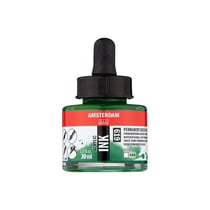 Flacon encre acrylique Acrylic Ink Amsterdam 30ml vert permanent foncé