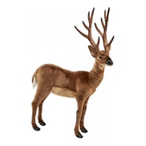 Hansa Peluche Geante Cerf de Virginie 100cmH 75cmL - Hansa Peluches G antes