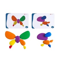 36 Galets arc-en-ciel - Jouet créatif et éducatif