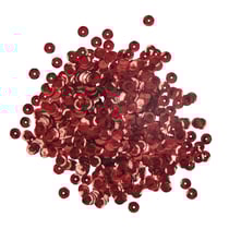 Paillettes bombées, 6mm ø, rouge, boîte - 4000 pces