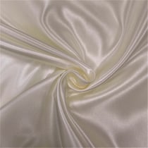 Tissu Doublure Satin Deluxe Ecru