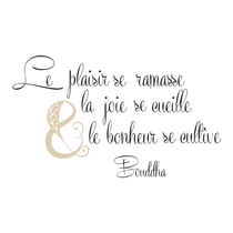 Stickers Muraux citation de bouddha