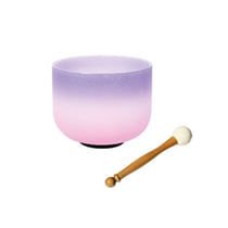 Bol Chantant en Cristal Candy Violet et Rose Diamètre 15 cm - Omsaé