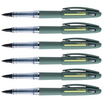 Lot de 6 feutres Pentel Tradio Sport Chic - Encre noire - Pointe moyenne