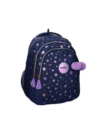 Sac à dos Mybagstory - Bleu - à pois