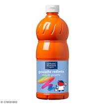 Gouache liquide Lefranc Bourgois Redimix - 1L - Orange