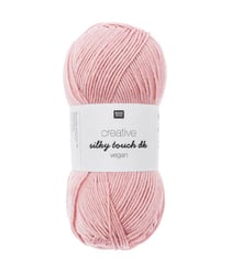 Fil à tricoter Creative Silky Touch Dk Vegan - 100gr - Rico Design 004 Rose