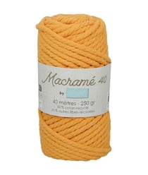 Bobine de fil Macrame Cord 65 - Trimits Jaune Moutarde
