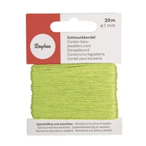 Cordon bijou, vert clair, ø 1 mm, 20 M