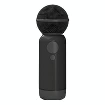 Microphone Bluetooth Portable Longue Autonomie Son Clair Pour Chant Partagé Noir YONIS