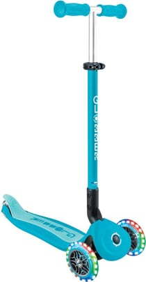Trottinette 3 roues évolutive Go Up Active Lights 360 Bleu Aqua - GLOBBER