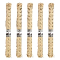 5 rouleaux de cannage en rotin tressage large 40 x 50 cm