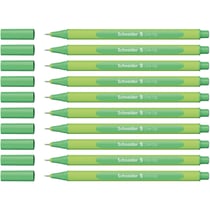 Lot de 10 feutres Fineliner pointe 0.4 mm - SCHNEIDER - Line-Up - Vert highland-green