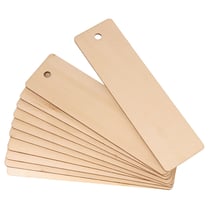 Set 10 marque-pages 18x5 cm - bois - Artemio