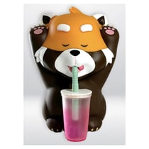 Figurine Mogu Pets – Panda Roux bubble tea - Plastoy - Jaune