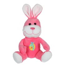 Peluche - Les copains de Pâques musicaux 15 cm - lapin rose