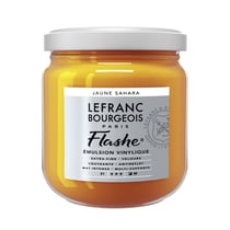Peinture vinylique - Flashe - Jaune Sahara - 194 - Lefranc Bourgeois - 400ml