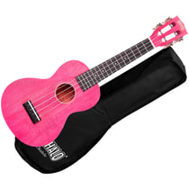 Mahalo Island Concert ML2BC - Ukulélé - Tilleul - Berry Crush - Housse incluse