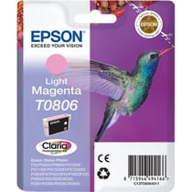EPSON Cartouche d'encre T0806 Magenta clair - Colibri (C13T08064011)