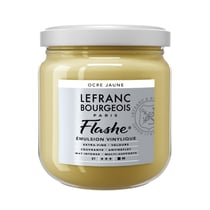 Peinture vinylique - Flashe - Ocre jaune - 302 - Lefranc Bourgeois - 400ml