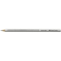 Lot de 12 crayons de couleur aquarellables Faber-Castell Colour Grip - Argent - Mine 3 mm