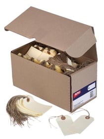 Etiquettes américaines avec ficelle 100x51 mm 1000 u.