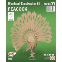 Maquette en bois Paon