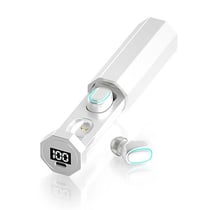 Ecouteurs Bluetooth Sans Fil Confortables Etanches Avec Microphone Intégré Blanc YONIS