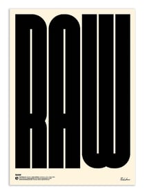 Affiche 50 x 70 cm -  Raw - Posterlad