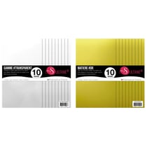 Packs Scrapbooking papier Or et Transparent à embosser