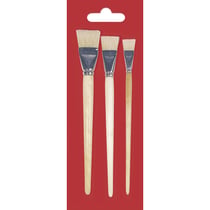 Set de brosses à tableau plate, 3 tailles sur carte
