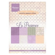 Bloc de 32 papiers scrapbooking 15 x 21 cm Marianne Design LA PROVENCE
