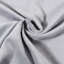 Tissu Velours milleraies uni Bleu gris