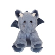 Peluche - Dragon Trendy Bleu Jeans - 16 cm