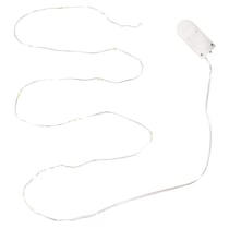 Micro-chaîne lumineuse LED avec fil, 120cm, 10 lumignons, Boite 1pce.