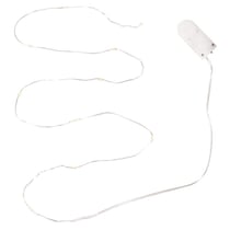 Micro-chaîne lumineuse LED avec fil, 120cm, 10 lumignons, Boite 1pce.