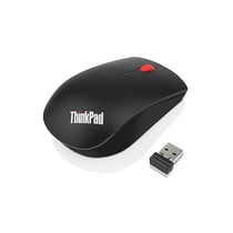 Souris - LENOVO THINKPAD ESSENTIAL WIRELESS MOUSE - Noir, Rouge - Optique