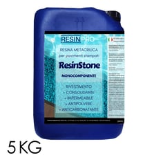 RESINSTONE RESINE METHACRYLIQUE MONOCOMPOSANTE pour sols imprimés - 2 KG