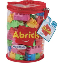 Sac Rouge 50 pièces - Abrick - ECOIFFIER