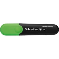 Lot de 10 surligneurs pointe biseautée 1+5 mm - SCHNEIDER - Vert - Job